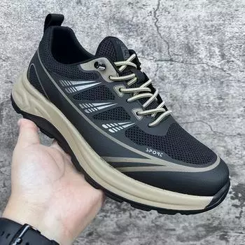 Mesh shoes men s 2025 new hollow mesh one-pedal sports and leisure shoes summer mesh breathable men s shoes 38