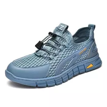 Mesh shoes men s shoes summer 2025 new outdoor light, soft and comfortable one-pedal breathable sports and leisure shoes 38