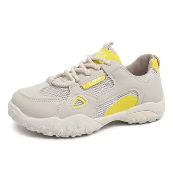 Mesh splicing contrasting color casual shoes summer new retro sports dad shoes student versatile breathable women s shoes 35