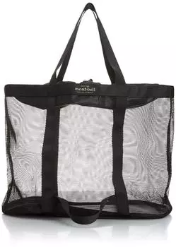 Mesh tote bag M 1123266 BK [Montbell] (BK)