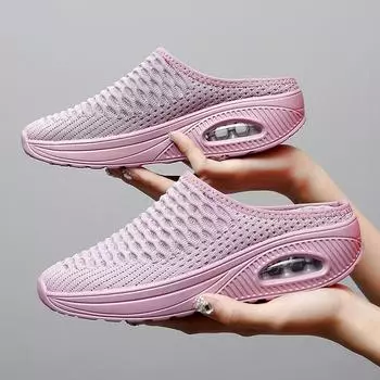 Mesh Women Casual Shoes Lightweight Air Cushion Ladies Sport Sneakers Outdoor Flat Walking Footwear Summer Beach Slippers Sandal 35