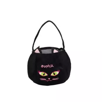 Мешки для угощений на Хэллоуин для детей, Мешки для конфет на Хэллоуин, Корзина для конфет на Хэллоуин One Size чёрный