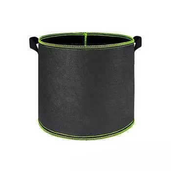 Мешки для выращивания овощей/цветов/растений 2/3/5/7/10 галлонов Утолщенные нетканые мешки для выращивания Аэрационные тканевые горшки с ручками Цветочный горшок 3 Gallon 25x22cm