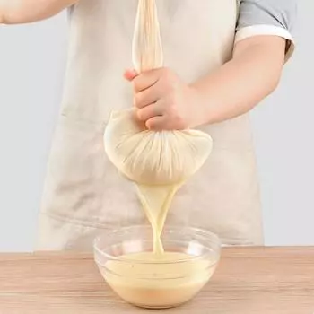 Мешки из марли для процеживания пищевых продуктов, йогурта, фильтр-мешок, неотбеленный хлопок, сыр, одежда, мешок, фильтр для орехов, молока, кофе Unbleached Cotton