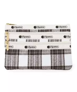 Мешочек 3ZIP Classic Tartan [LeSportsac] [Официальный] COSMETIC/7158