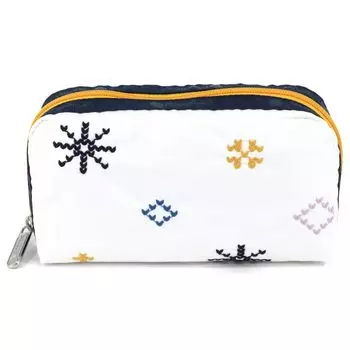 Мешочек 6511 ПРЯМОУГОЛЬНЫЙ КОСМЕТИЧЕСКИЙ E951 FAIR ISLE IVORY EMB [LeSportsac] [item]