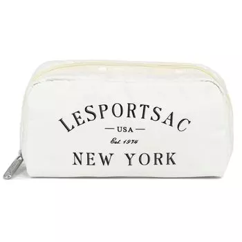 Мешочек 6511 ПРЯМОУГОЛЬНЫЙ КОСМЕТИЧЕСКИЙ H126 МЕРЕНГЕ ЛОГОТИП COSM [LeSportsac] [item]