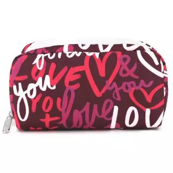 Мешочек 6511 ПРЯМОУГОЛЬНЫЙ КОСМЕТИЧЕСКИЙ HB50 LOVE NOTES BERRY [LeSportsac] [item]