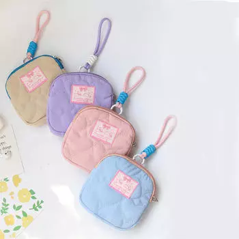 Мешочек для гигиенических прокладок, сумка для хранения гигиенических салфеток, органайзер для тампонов One Size розовый