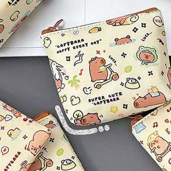 Мешочек для монет Капибара Кошелек Сумка для денег Капибара Чехол для наушников Капибара Кошелек для монет Кошелек Открытый Style B