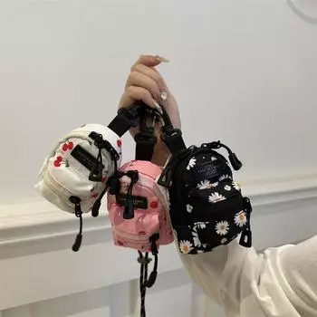 Мешочек для монет, маленький кошелек, вишневый милый брелок, креативный холщовый кошелек для монет, сумка для монет Style 4