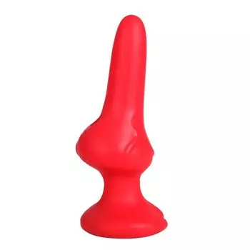 Мешочек для пениса, тип проникновения с вогнутой и выпуклой частью, различные варианты использования для мужчин, силиконовый, белый, красный, размер L, TaRiss 5,8 см x 17,5 см