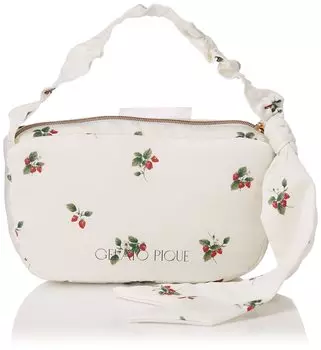 Мешочек для салфеток с узором «Ретро клубника» PWGB231692 КРАСНЫЙ [Gelato Pique] красный