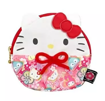 Мешочек Hatayama Shoji Daruma с японским узором Sanrio Characters Hello Kitty xx 33201928 Приблизительно. В12,5 Ш12,5 Г1,5 см