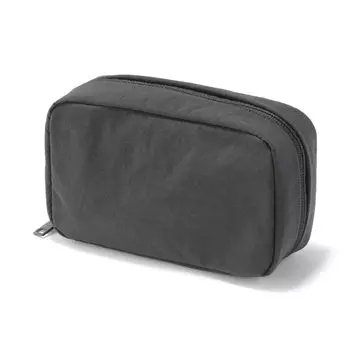 Мешочек MUJI Wrinkle Nylon Wide Open Pouch темно-серый M 15 x 9 x см 84473920 - прибл.. 4.5 темно-серого