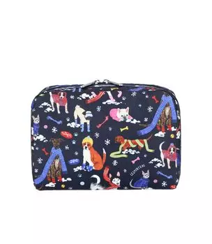 Мешочек ОЧЕНЬ БОЛЬШОЙ ПРЯМОУГОЛЬНЫЙ Snowy Paps [LeSportsac] [Официальный] КОСМЕТИЧЕСКИЙ/7121