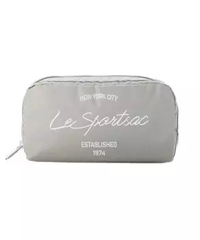 Мешочек ПРЯМОУГОЛЬНЫЙ Dove Gray Script Cosmetic [LeSportsac] [Официальный] COSMETIC/6511