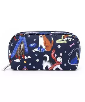 Мешочек ПРЯМОУГОЛЬНЫЙ Snowy Paps [LeSportsac] [Официальный] КОСМЕТИЧЕСКИЙ/6511