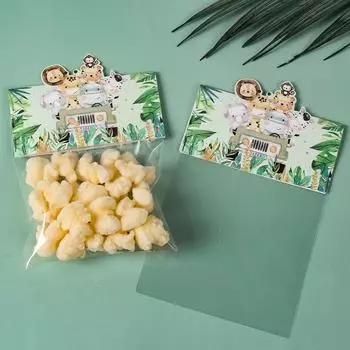 Мешочек с лакомствами в виде животных в джунглях, сумки для сладостей своими руками в джунглях, вечеринка в стиле джунглей, украшения для дня рождения, подарочные пакеты для детей as shown