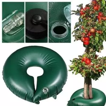 Мешок для капельного полива растений объемом 10/15/25 галлонов, многофункциональный мешок для полива, удобная сумка для полива деревьев и кустарников 60cm зелёный