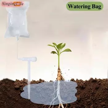 Мешок для полива 3,5 л, регулируемая скорость капель, садовый мешок, автоматический капельный полив растений, прозрачный мешок, устройство для полива сада