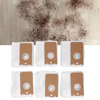 Мешок для пыли из нетканого материала. Легко устанавливается. Герметичные мешки для сбора пыли для подметального робота ABIR R30.