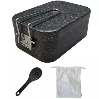 Мешок для риса размера Mestin Вес 400 г Черный L d+ (3 предмета / набор из 3 предметов) Мраморный, негорючий (мини-совок/место для хранения в комплекте) / (запирающая ручка)