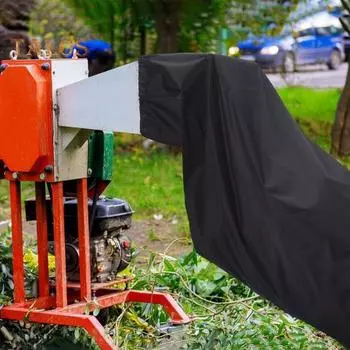 Мешок для сбора древесной стружки из плотной ткани с завязкой на два шнурка, многоразовый мешок для сбора опилок для древесины большой емкости чёрный