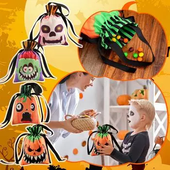 Мешок для сладостей на Хэллоуин, Детский подарочный пакет One Size