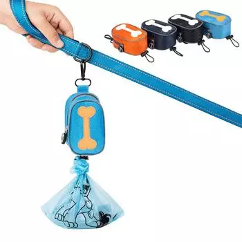 Мешок для табурета для собаки Мешок для табурета Мешок для мусора для домашних животных Мешок для хранения Мешок для собачьего дерьма Мешок для мусора Диспенсер небесно-голубой