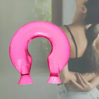 Мешок для воды для шеи и плеч, портативный, 1400 мл, многоразовый, из ПВХ, без запаха фиолетовый