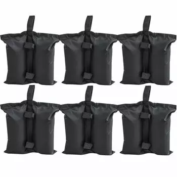 Мешок с песком Sutekus для фиксации палаток и емкостью 6 л кг веса палатки, вес палатки, липучки, 6 шт. брезента, (10 песок), сумка, вес, сумка, вес, тип,