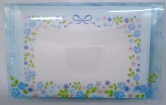 Message blue 9704 10 pieces memo/flower,