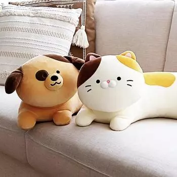 Messe собака кошка моти подушка плюшевая игрушка, собака, корейские детские товары