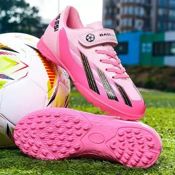 Messi s new football shoes boys and girls students long nails tf broken nails adult grass training sneakers 28