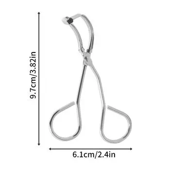 Местные щипцы для завивки ресниц из нержавеющей стали Инструмент для завивки натуральных ресниц Аппликатор для натуральной завивки Профессиональные щипцы для завивки ресниц серебряный