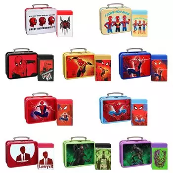 Metakeshi No Way Home Series 1 of 5 x 7 x 3 cm 5 x 3 x 1 cm Spider-Man (Box 10) Red, Approx. (Tin Case), Approx. (Eraser)