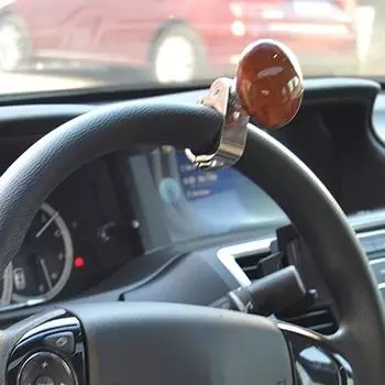 Металлическая поворотная на 360 градусов ручка рулевого колеса, шариковый усилитель, вращающийся шарик, ручка рулевого колеса, вращающийся рычаг, аксессуары