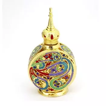 Metal Antique Middle East Wedding Arabian Style Mini Refillable Bottles Dropper Bottles Essential Oils Bottle Bottle