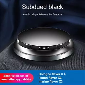 Metal Base Solid Ointment Portable Durable Natural Plant Fragrance Alloy Car Accessories Car Aromatherapy Universal Creative