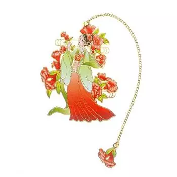 Metal Bookmarks Hollow Pagination Mark High Quality Book Clip Students Punicagranatum