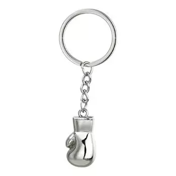 Metal Boxing Glove/Dumbbell/Golf Head Keyring Motivational Fitness Keychain Workout Gear Key Chain Accessories A