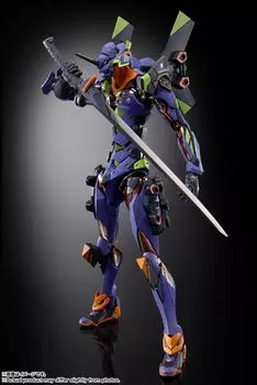 МЕТАЛЛИЧЕСКАЯ КОНСТРУКЦИЯ Evangelion Unit 01 LIMITED Приблизительно 220 мм окрашенная подвижная фигурка из АБС-ПВХ - ИЗДАНИЕ ДЛЯ МАГАЗИНА - Литье под давлением & &