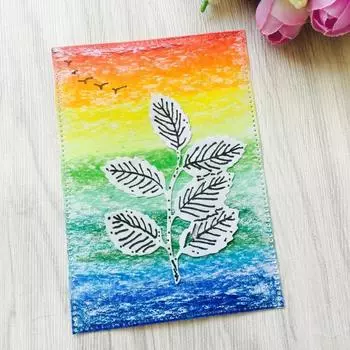 МЕТАЛЛИЧЕСКИЕ ШТАМПЫ Лист Скрапбукинг Бумага Ремесло Карты Альбом Нож для тиснения серебряный