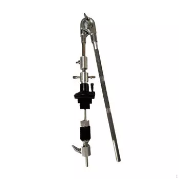 Металлическая стойка для тарелок, кронштейн для джазового барабана, простая установка, прочные принадлежности, растягивающиеся