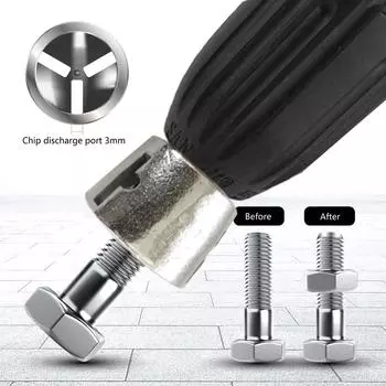Набор инструментов для снятия заусенцев по металлу с шестигранной ручкой, сверла для снятия заусенцев, противоскользящий инструмент для снятия фасок, инструмент для снятия заусенцев по смоле