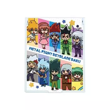 Metal Fight Beyblade Baku 02 Party Art Big Character Mirror ver. [Иллюстрация графика]