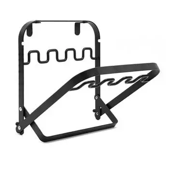 Metal Garbage Pouch Bracket Foldable Kitchen Rubbish Holder Portable Trash Bag Hanger Outdoor