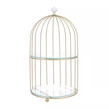 Metal Glass Cake Dessert Stand Cupcake Holder Wedding Display Tray Cosmetics Organizer Pastry Shelf Kitchen Barware Baking Tool золотистый