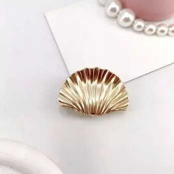 Metal Irregular Texture Shell Shape Hair Claw Clips for Women Girls Hairclip Ponytail Hair Pins Fashion Hair Accessories